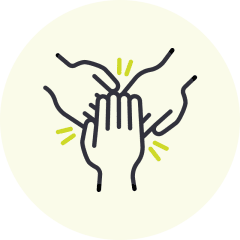 Icon representing diversity, equity & inclusion